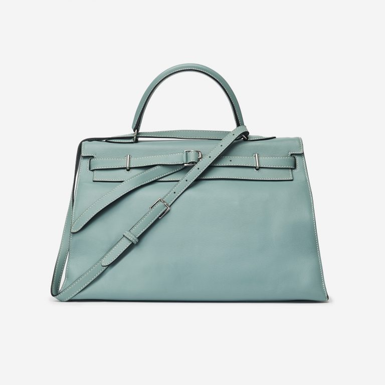 Hermes Kelly Swift Blue Jean