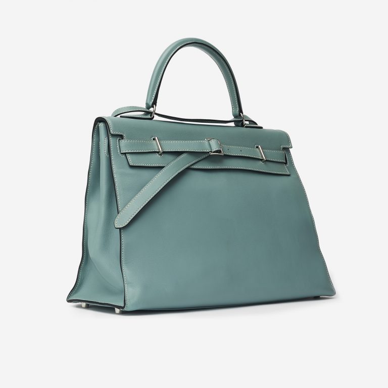 Hermes Kelly Swift Blue Jean