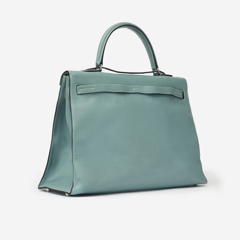 Hermes Kelly Swift Blue Jean