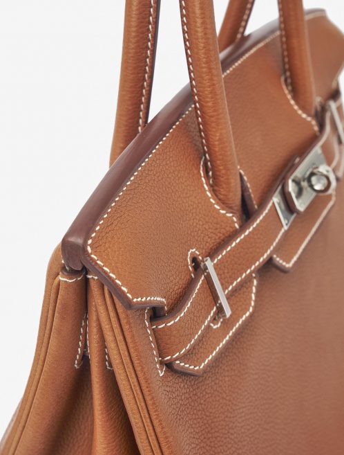 Hermès Birkin 30 Fauve Barenia Faubourg Saclàb Luxury Vintage Stitch