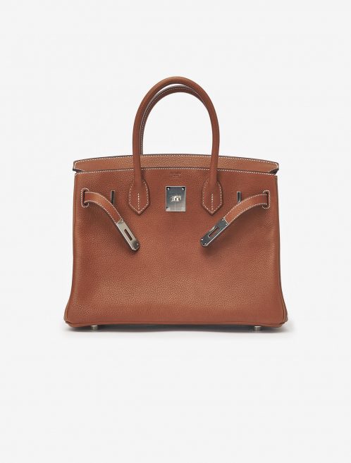 Hermès Birkin 30 Fauve Barenia Faubourg Saclàb Luxury Vintage Open
