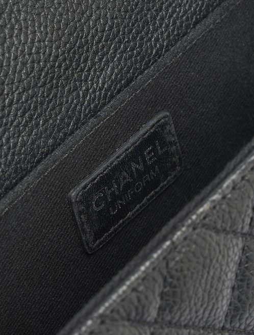 Chanel Uniform 2.55 Belt bag Caviar Black Saclàb Logo