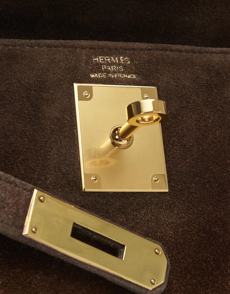 Hermès Kelly 28 Doblis Noisette Saclàb Logo Hardware