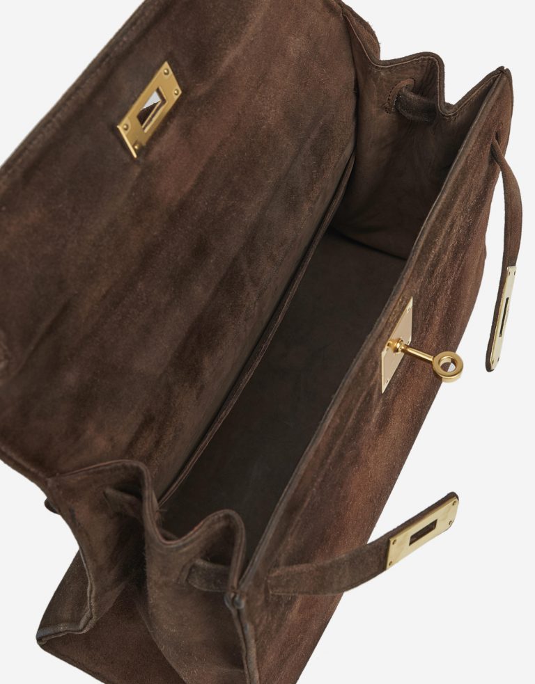 Hermès Kelly 28 Doblis Noisette Saclàb Inside