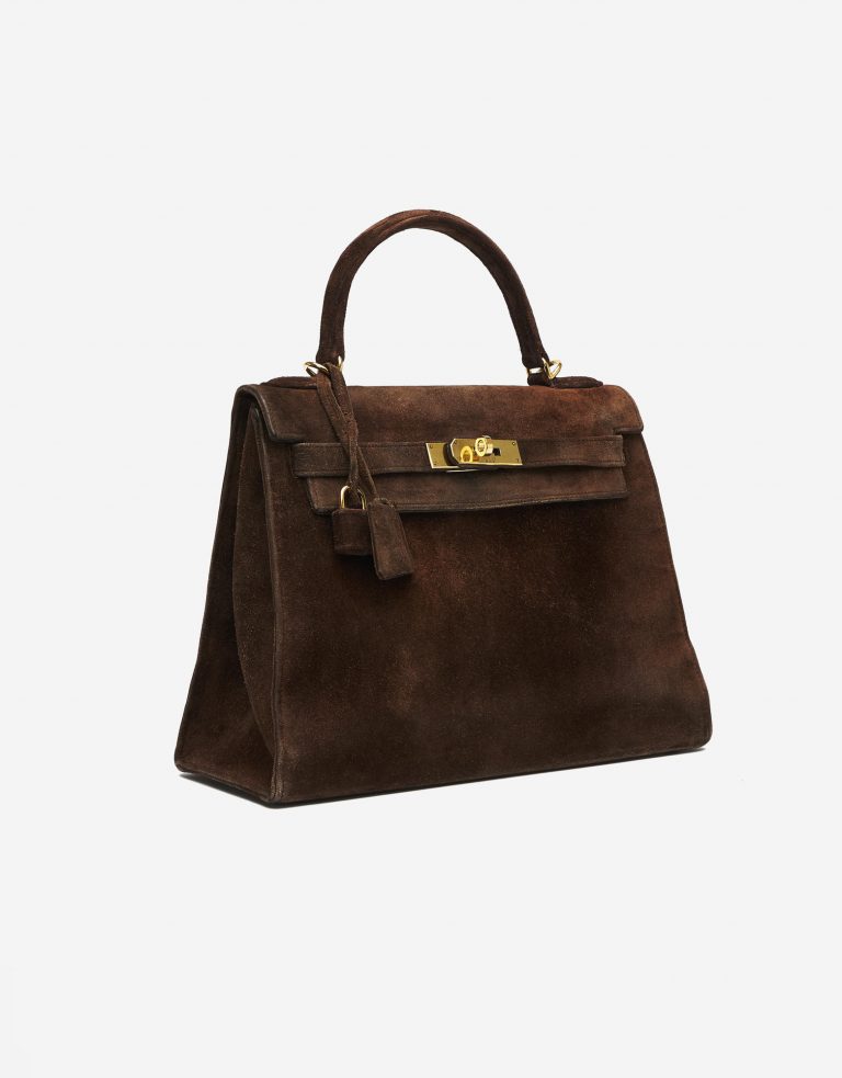 Hermès Kelly 28 Doblis Noisette Saclàb Side