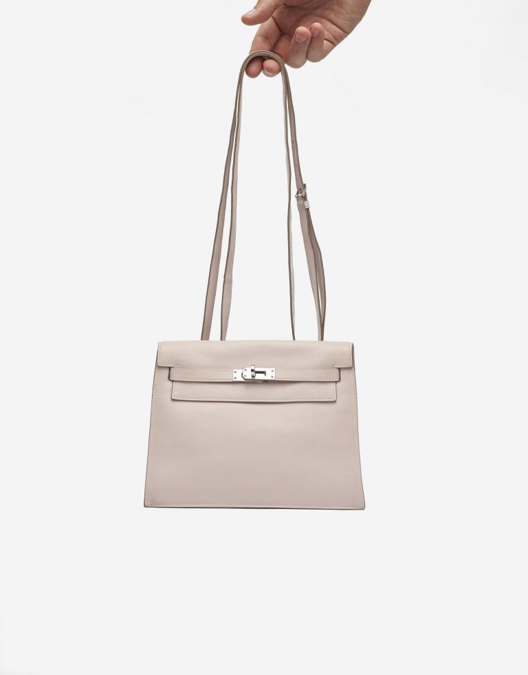 Hermès Kelly Danse Swift Rose Dragée Saclàb Front