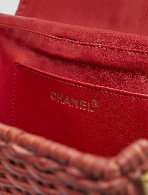 Chanel Timeless Picnic Wicker Red Saclàb Logo