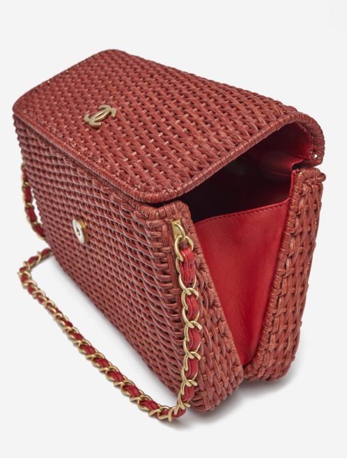 Chanel Timeless Picnic Wicker Red Saclàb Open