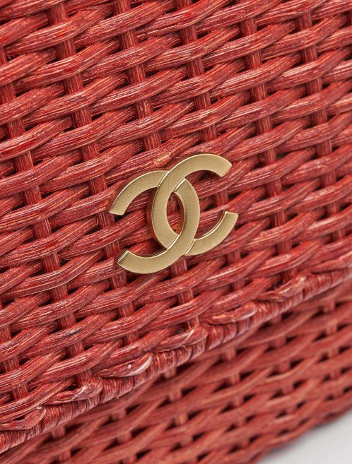 Chanel Timeless Picnic Wicker Red Saclàb Logo