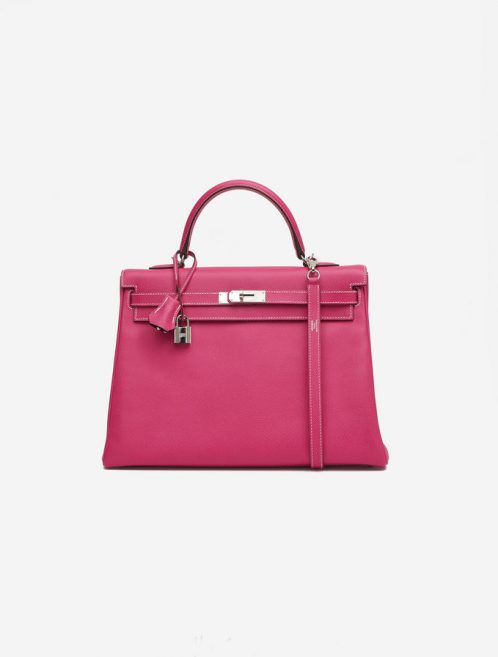 Hermès Kelly 35 Espom Rose Tyrien Rubis Candy Collection Saclàb