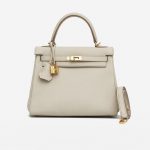 Hermes Kelly 25 Togo Beton Saclab