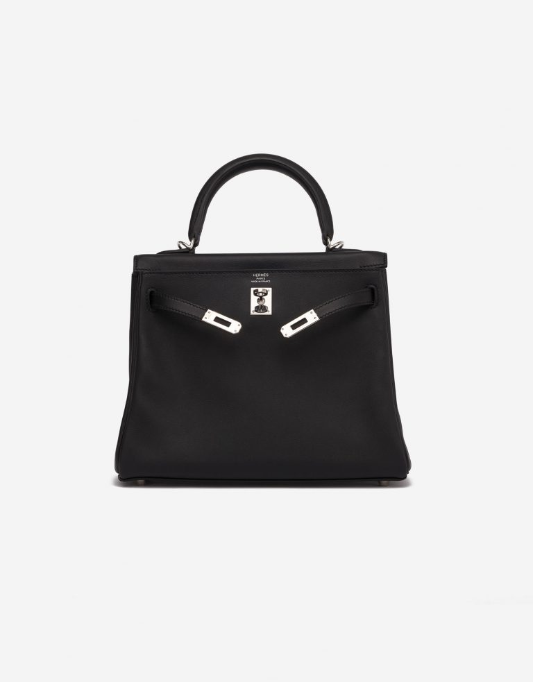 Hermès Kelly 25 Swift Black Saclab F
