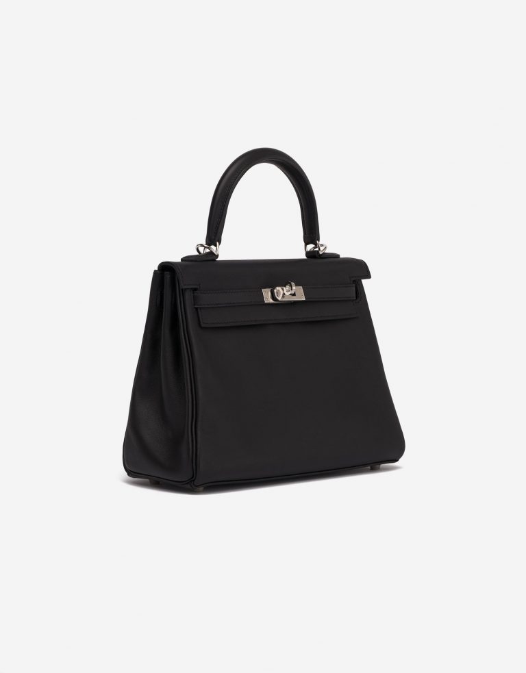 Hermès Kelly 25 Swift Black Saclab S