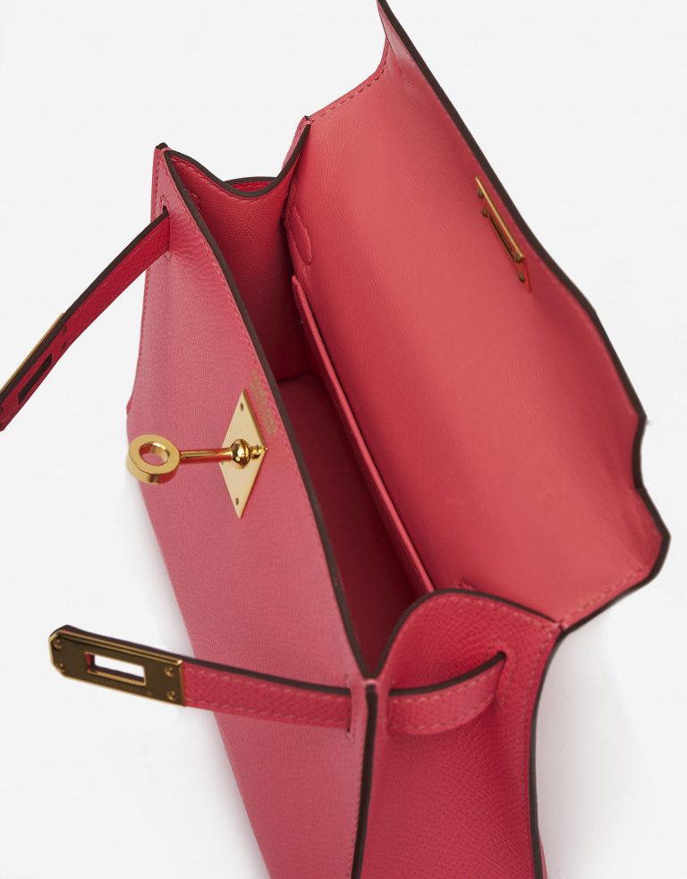 Hermes Kelly 20 Epsom Rose Azalee Mini I