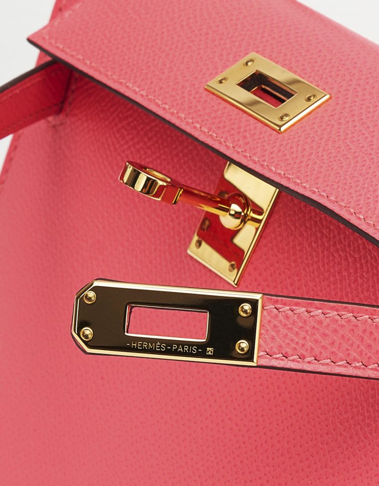 Hermes Kelly 20 Epsom Rose Azalee Mini Lo