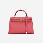 Hermes Kelly 20 Epsom Rose Azalee Mini