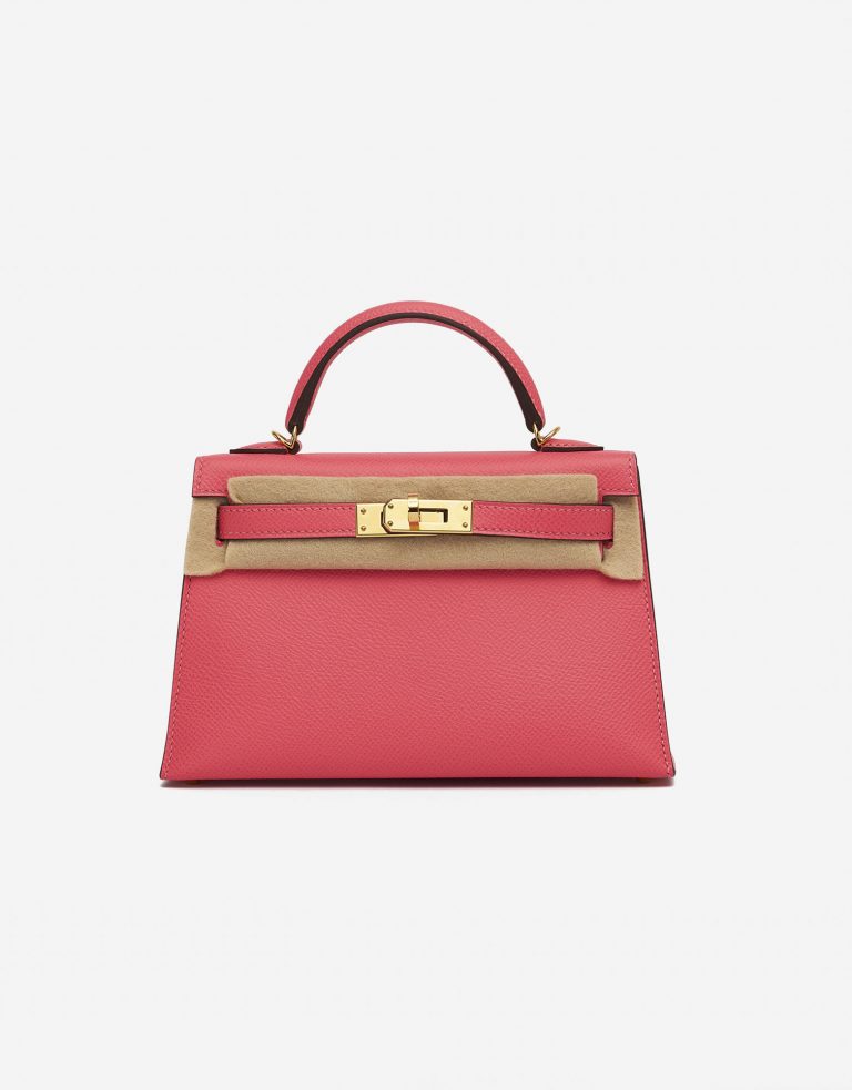 Hermes Kelly 20 Epsom Rose Azalee Mini V