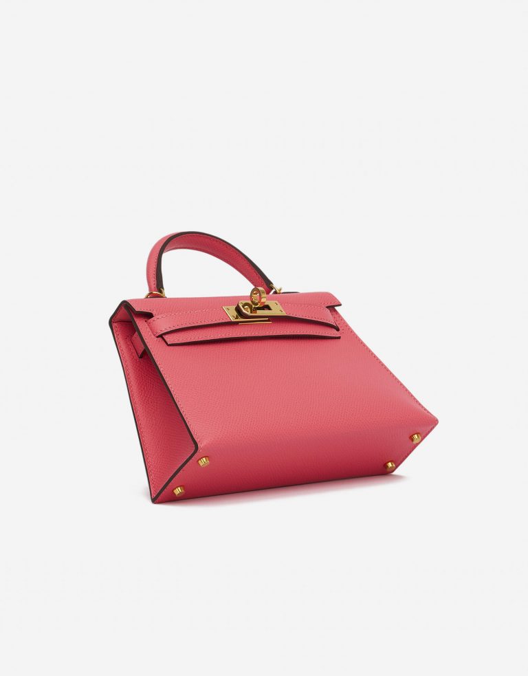 Hermes Kelly 20 Epsom Rose Azalee Mini Bo