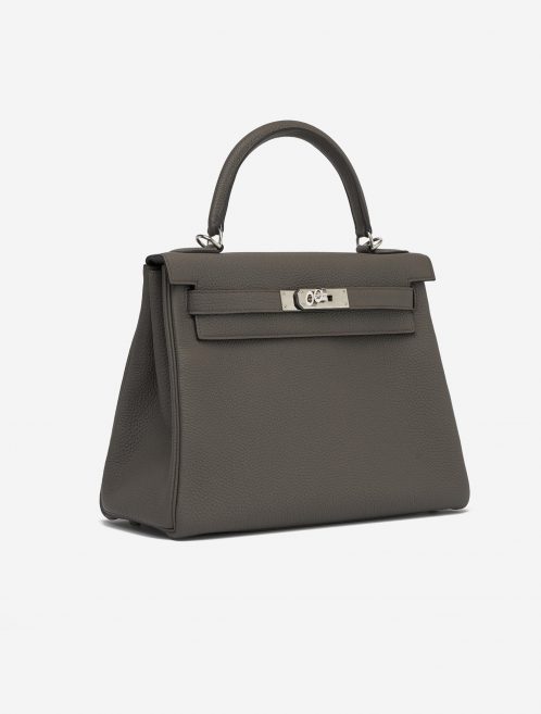 Hermès Kelly 28 Togo Étain Saclab designer bag resale
