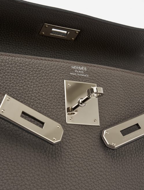 Hermès Kelly 28 Togo Étain Saclab designer bag resale