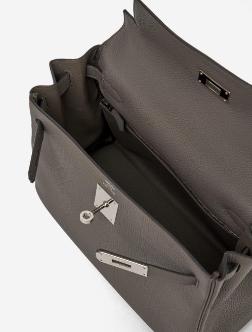 Hermès Kelly 28 Togo Étain Saclab designer bag resale