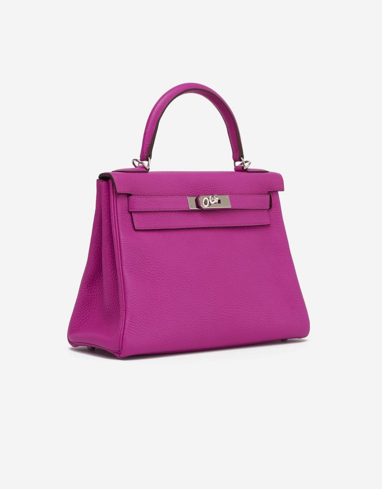 Hermès Kelly 28 Togo Magnolia consignment designer handbags saclab