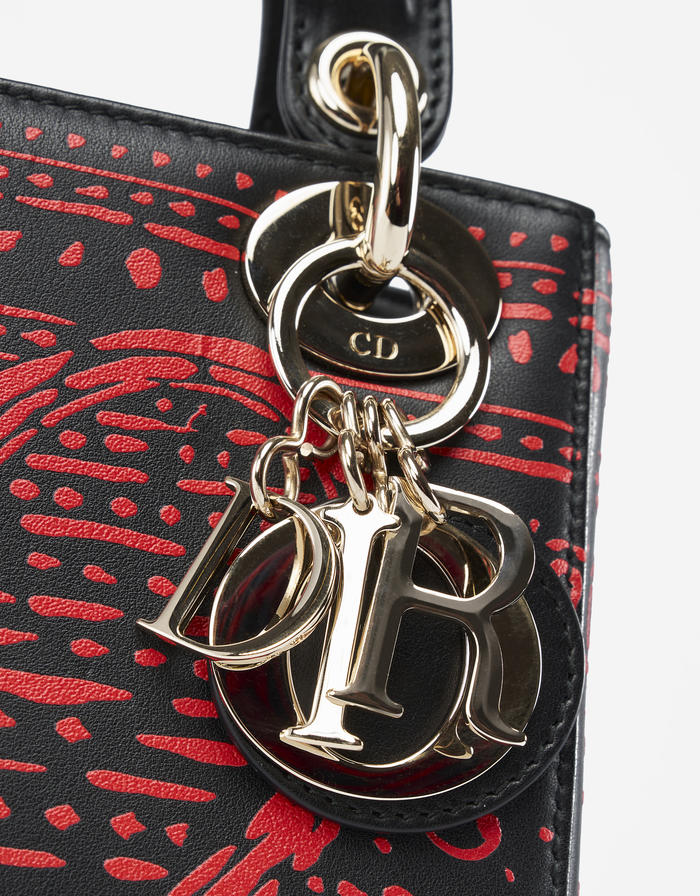 Dior_Lady_Mini_Calf_Black__Red