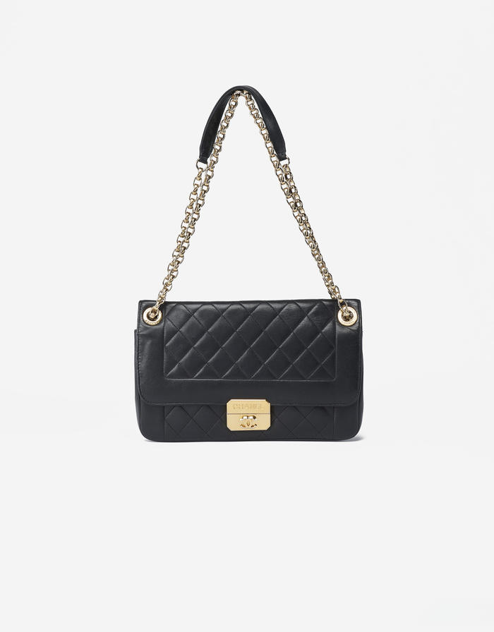 Chanel Chic With Me Large Calf Leather Black