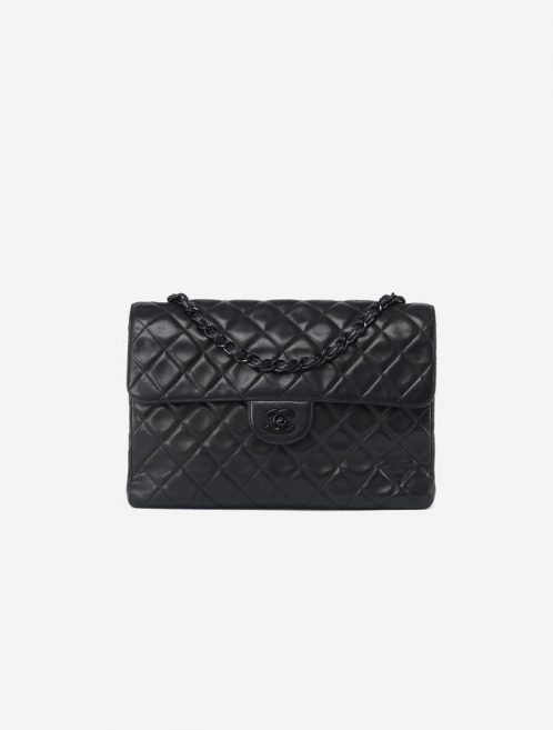 Chanel Classic Jumbo Lamb Leather Black Saclab