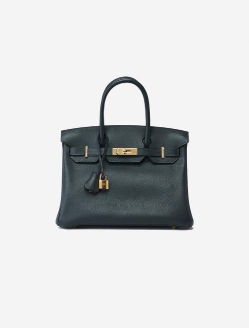 Hermès Birkin 30 Taurillion Novillo Vert Cypress Saclab