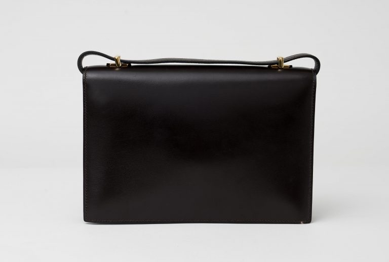 Hermès Vintage Alcazar Box Calf Marron Saclàb Back