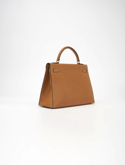 28 Hermès Kelly 32 Barenia Saclab Side Back