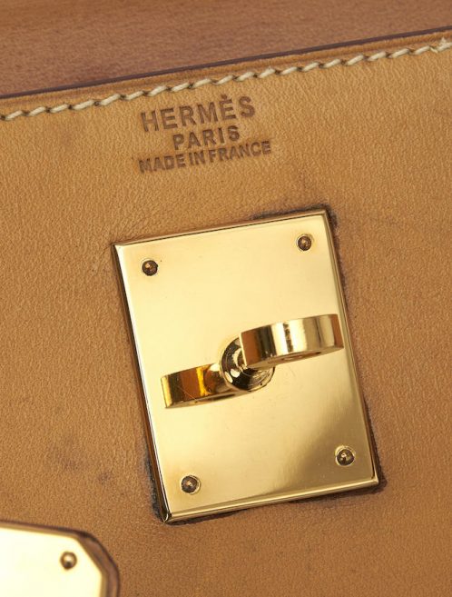 Hermes Kelly 32 Barenia Saclàb Lock Closing