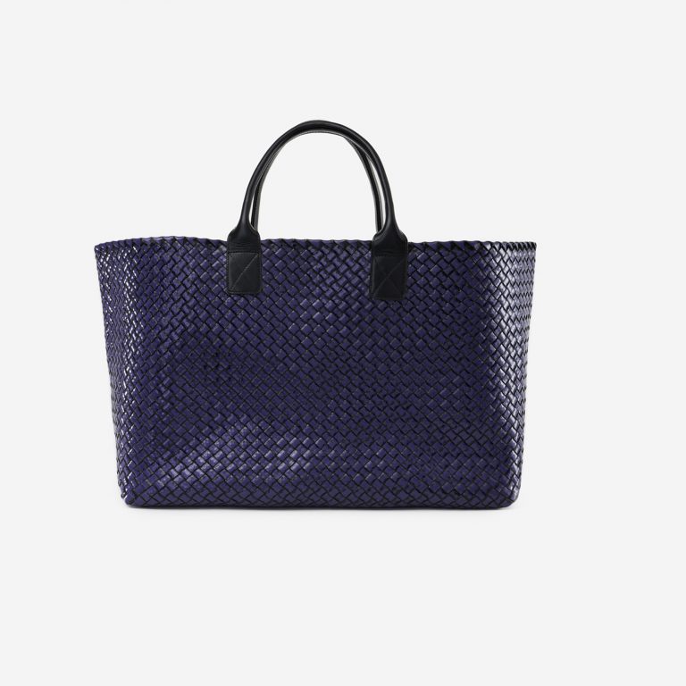 Bottega Veneta Cabat Cabat Large Purple Black