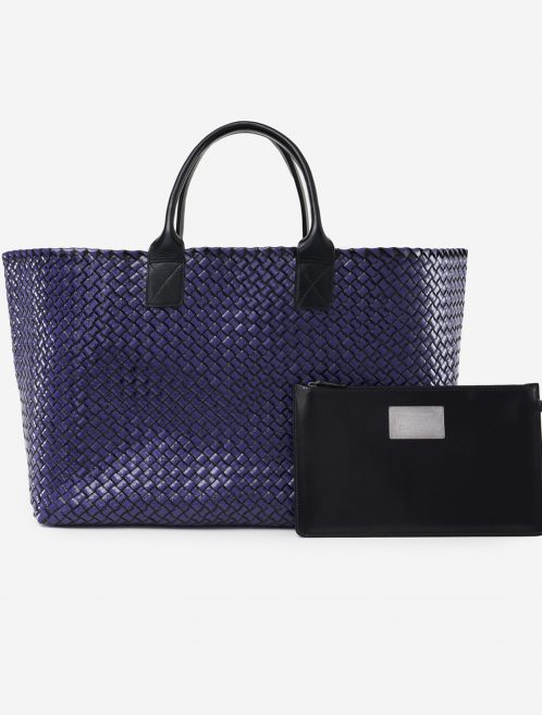 Bottega Veneta Cabat Cabat Large Purple Black