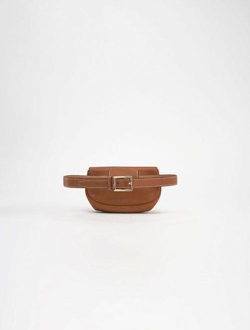 62 Hermes Kelly Swift Gold Pochette Belt Gold Saclab