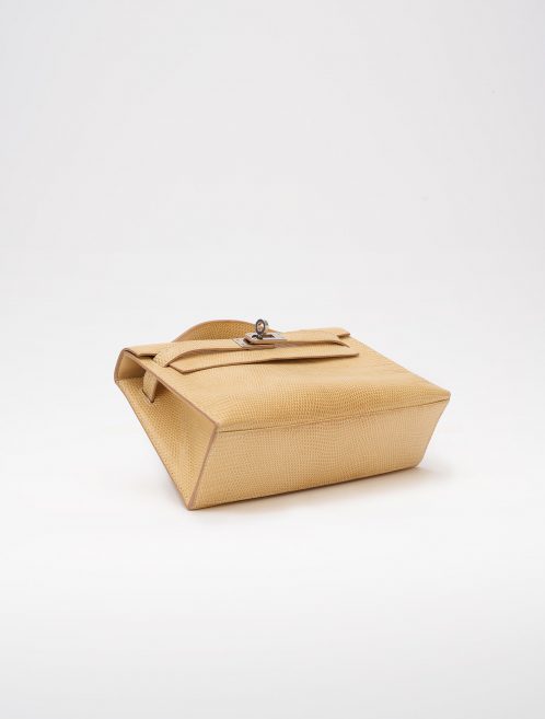Hermes Kelly Pochette Lizard Vanille Saclàb Botoom