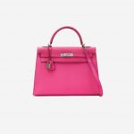 Hermes Kelly 32 Chevre Mysore Rose Shocking