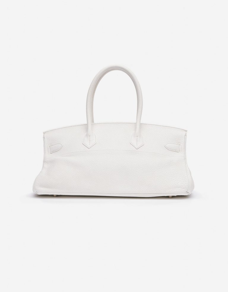 Hermes Birkin JPG Clemence White Saclab Back