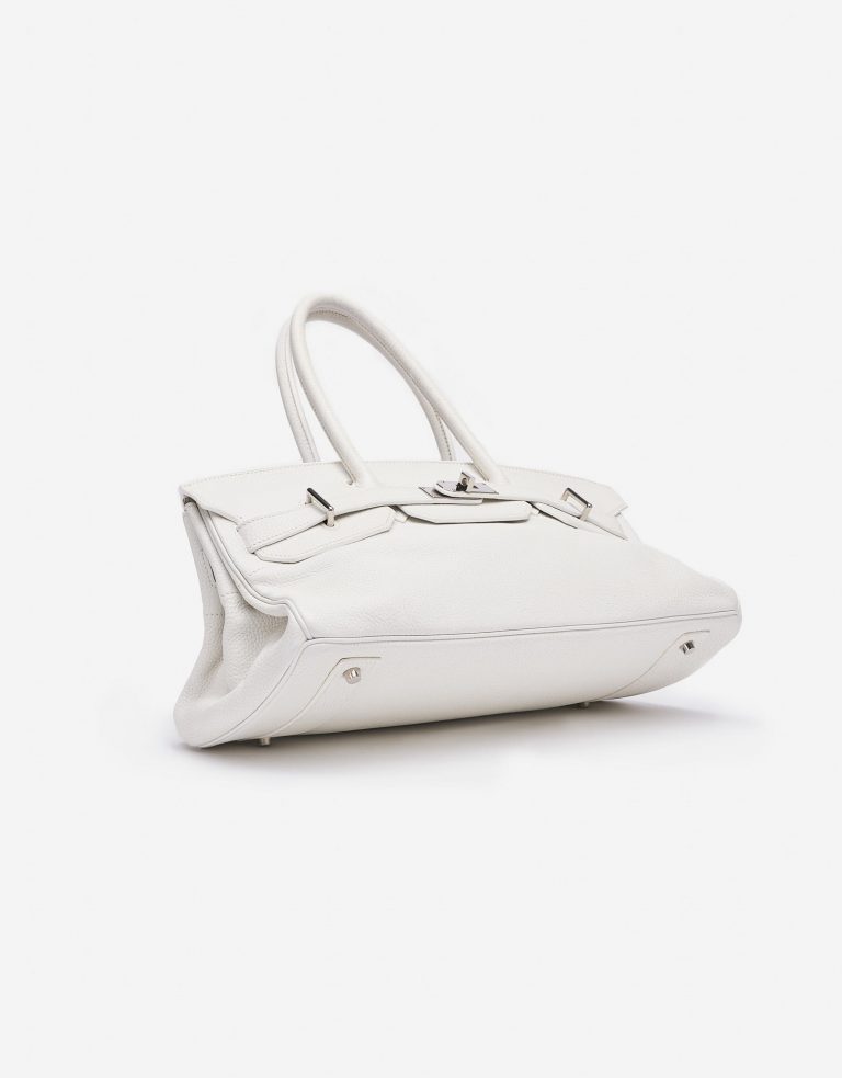 Hermes Birkin JPG Clemence White Saclab Bottom