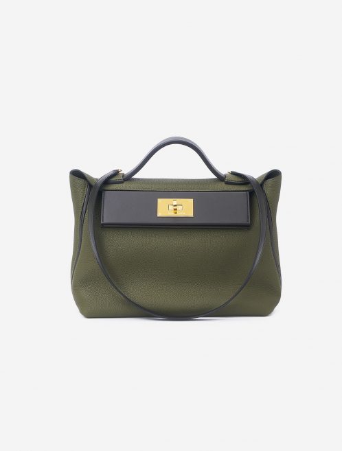 Hermes 2424 29 Togo Vert Bronze Saclab