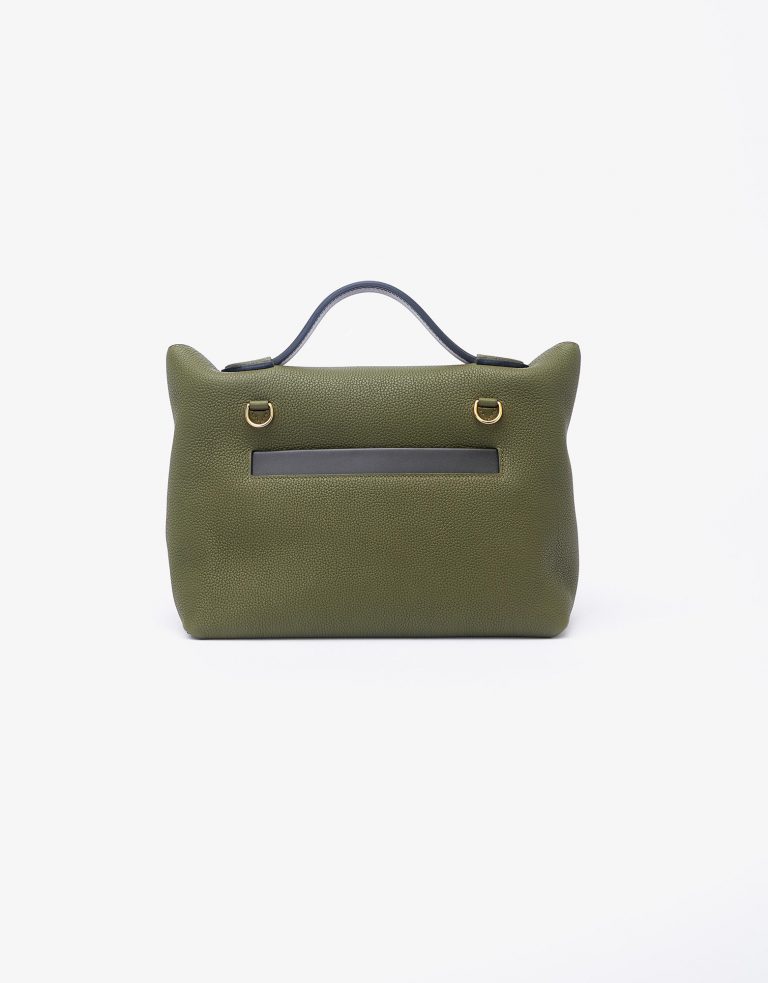 Hermes 2424 29 Togo Vert Bronze Saclab Back
