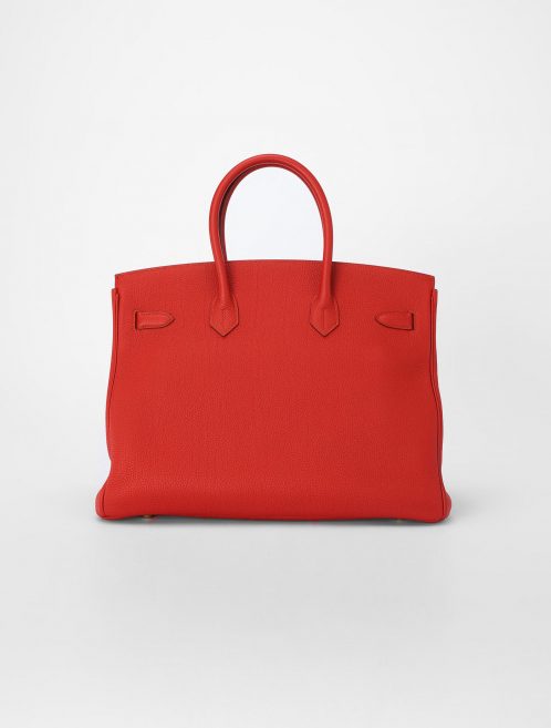 Hermes Birkin 35 Togo Vermillion Saclab Back