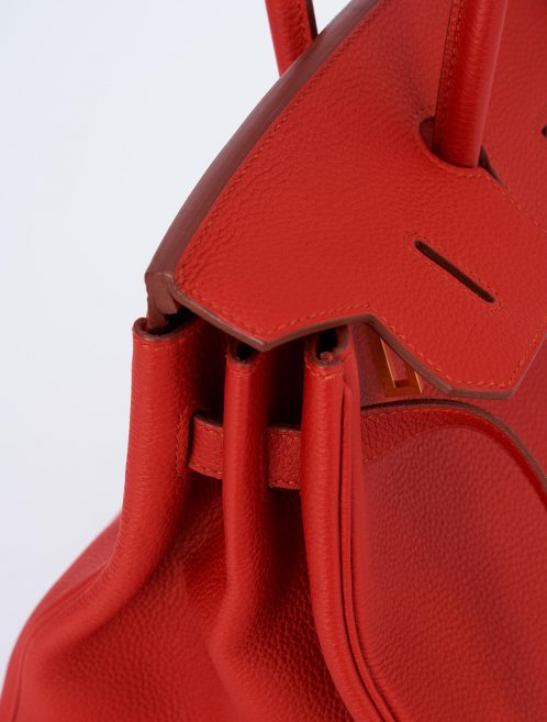 Hermes Birkin 35 Togo Vermillion Saclab Bag