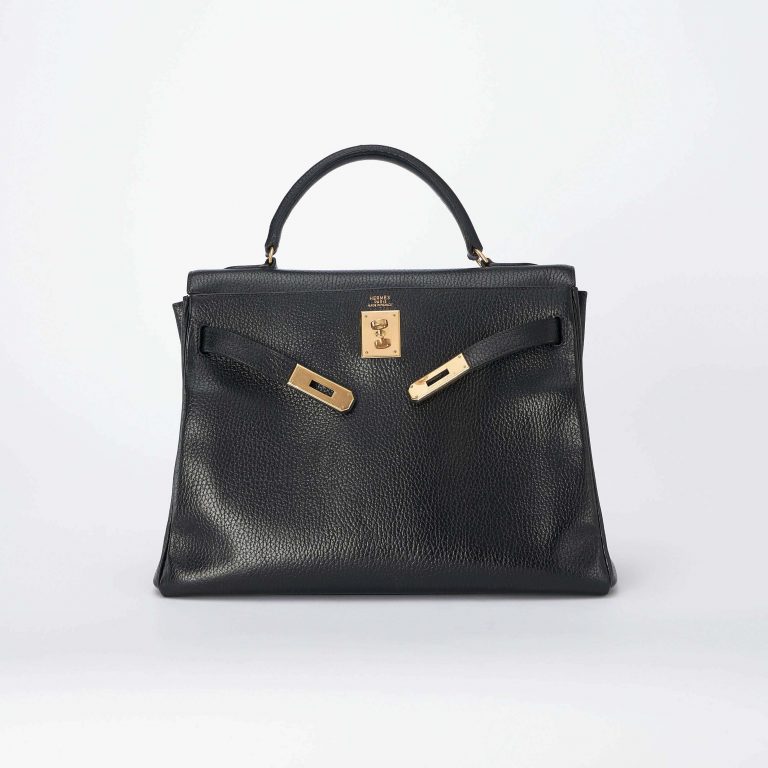 Hermes Kelly 32 Ardennes Noir