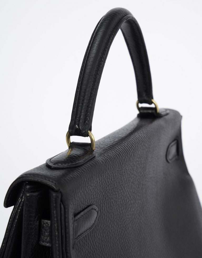 Hermes Kelly 32 Ardennes Noir Saclàb Bag