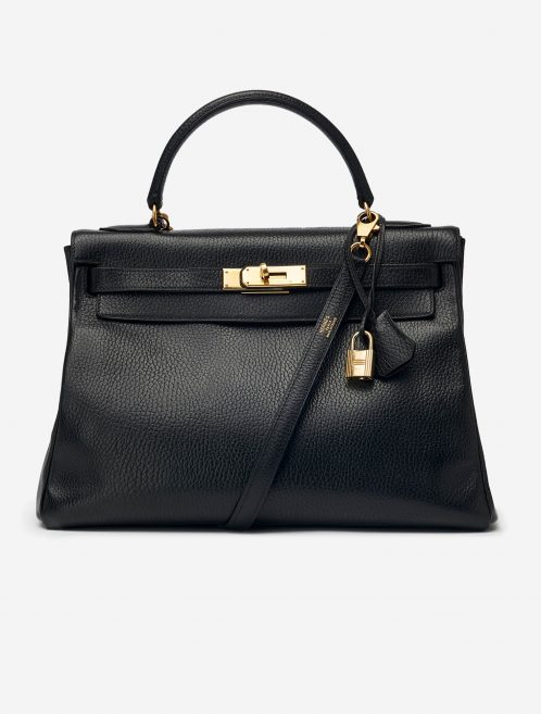 Pre-owned Hermès bag Kelly 32 Vachette Grainee des Ardennes Noir | Sell your designer bag on Saclab.com