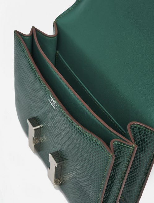 Hermes Constance 18 Lizard Vert Emeraude Matte Saclab I