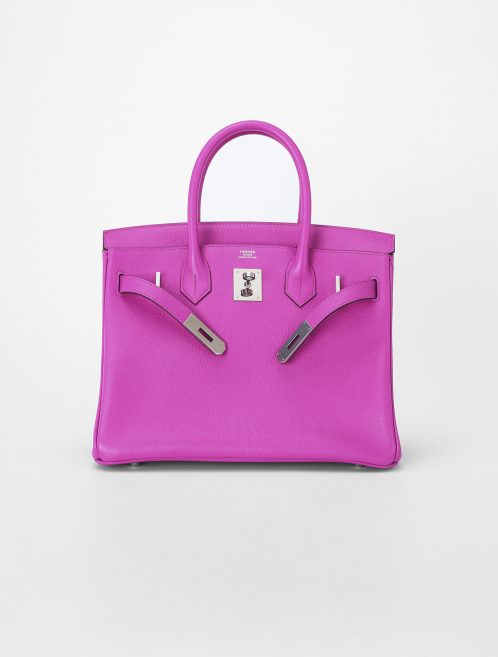Hermes Birkin 30 Clemence Magnolia Saclab Front
