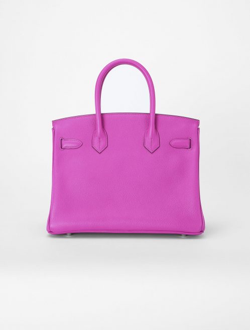 Hermes Birkin 30 Clemence Magnolia Saclab Back